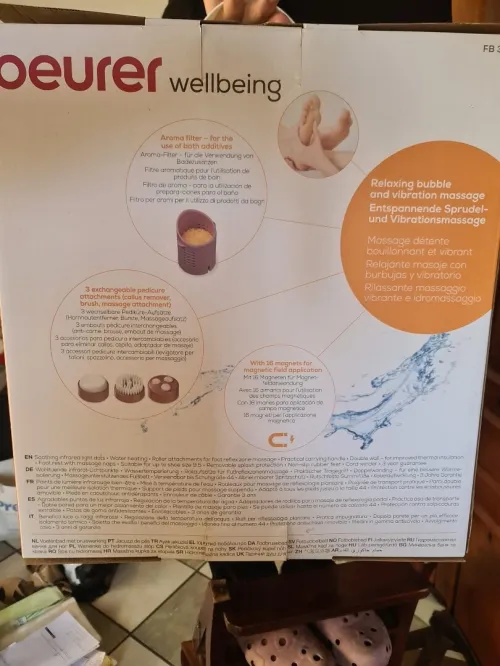 Bain de pieds beurer wellbeing