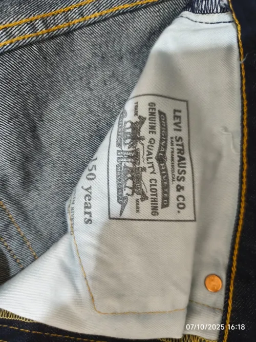Levi's 502 bleu jean made in Mexico 