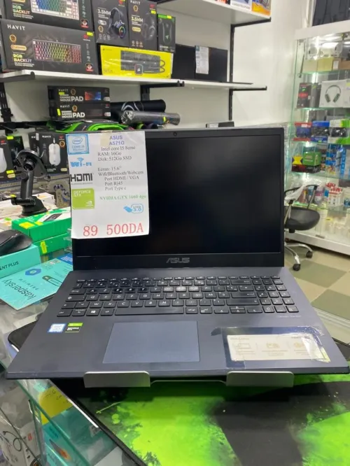 PC GAMER ASUS I5 8300H 16GO RAM 512SSD NVME GTX 1650 4GO