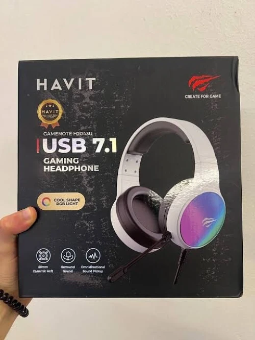 HAVIT H2043U Gaming Headset - 7.1 USB, 50mm Drivers, For PC