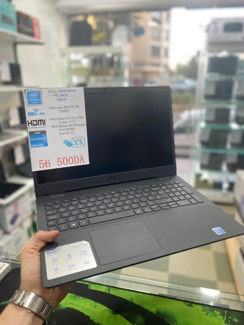 DELL INSPIRON 15 3000 PENTIUM N5030 04GO RAM / 128GO SSD