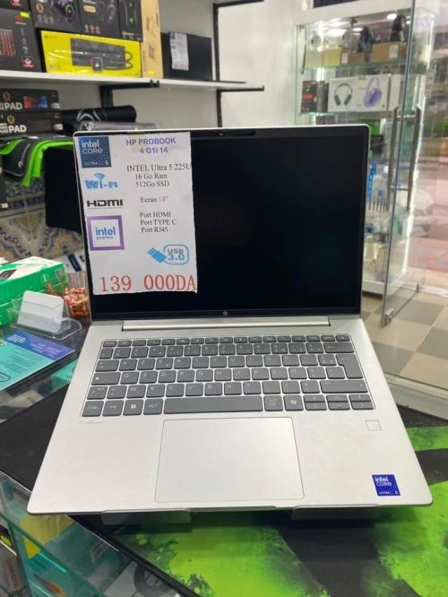 HP 4 G1i 14 PROCESSEUR ULTRA 5 225U 14'' 16GO RAM 512SSD NVME