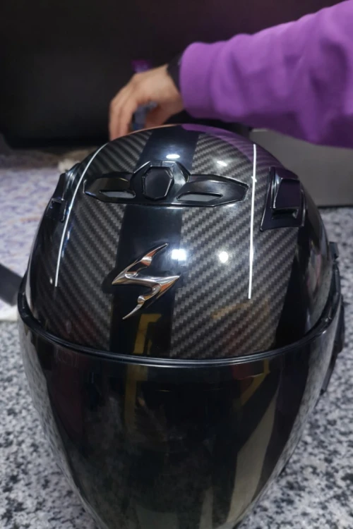 Casque moto originale france XL jdida