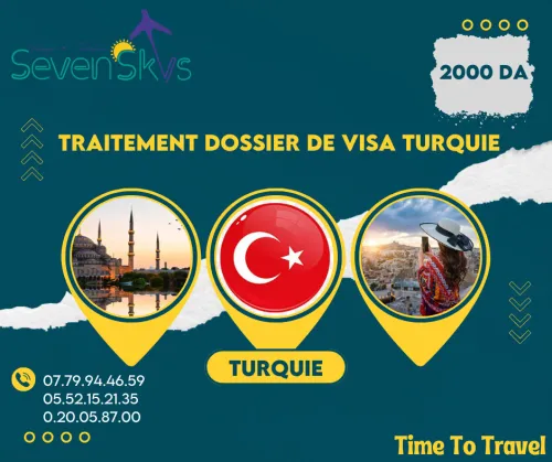 TRAITEMENT DOSSIER DE VISA TURQUIE