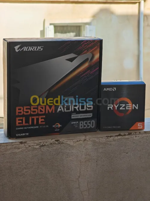 gigabyte b550m aorus elite + RYZEN 5 5600