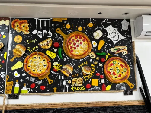  Cadre 3D pour pizzeria 