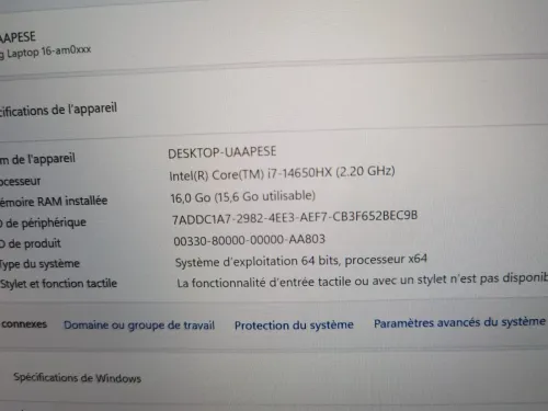 HP OMEN 16 GAMER I7 14650HX RTX 5070 8GB 16GB 1000GB 16P 240hz