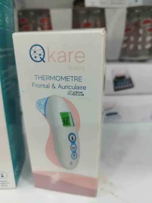 Thermomètre frontal et auriculaire 