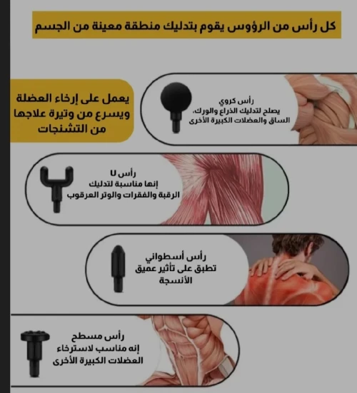 مسدس تدليك  pistolet de massage 