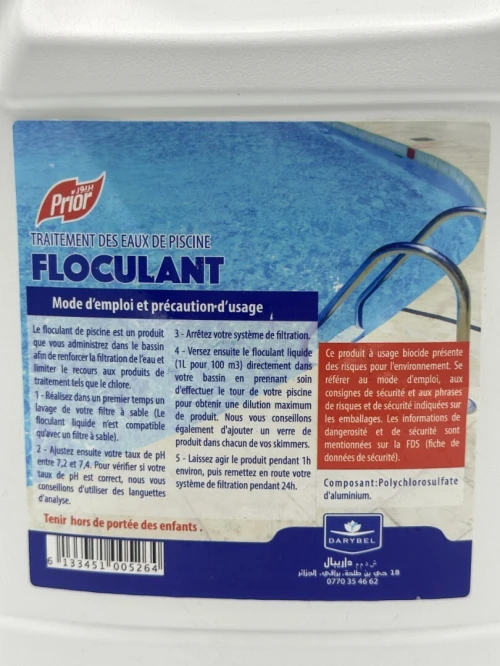 FLOCULANT LIQUIDE PRIOR DARYBEL