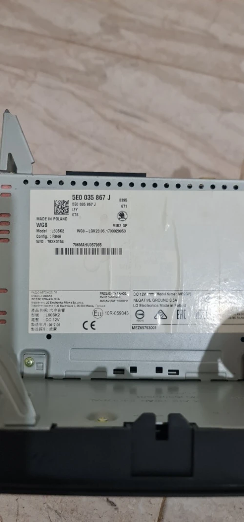 Auto radio Octavia