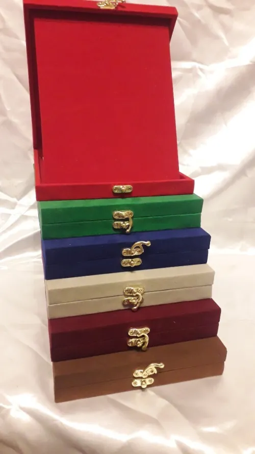 Coffret en velours 