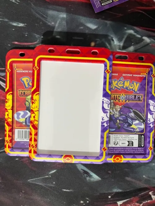 Porte badge pokémon écarlate et violet edition