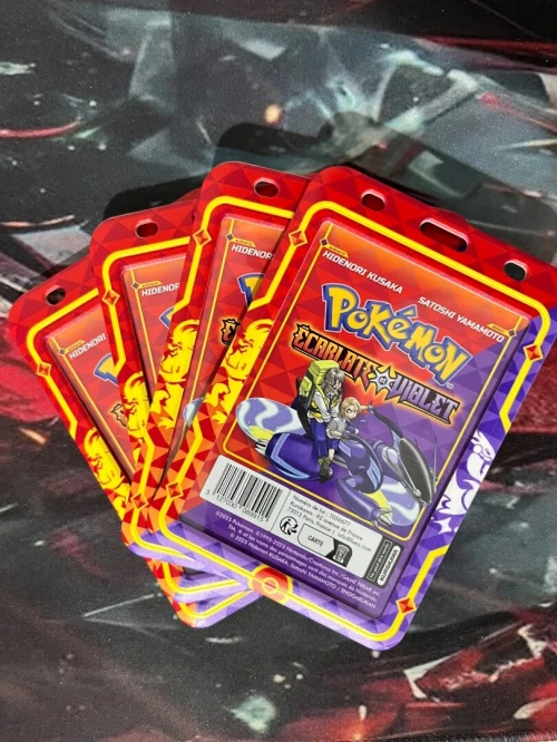 Porte badge pokémon écarlate et violet edition