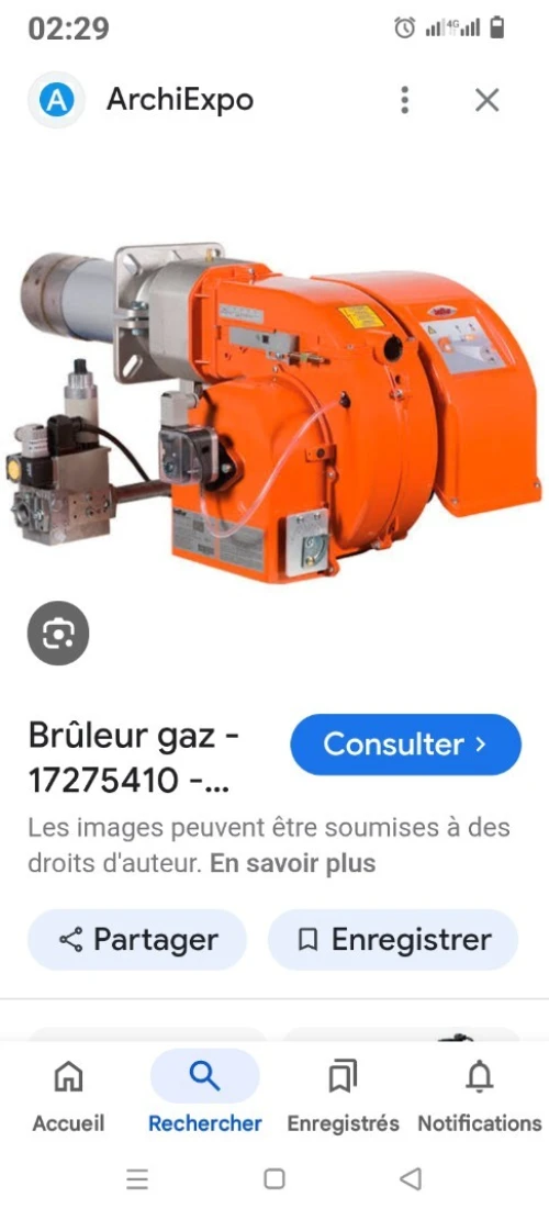 Brûleur à gaz Bruno ramazout domestique et industriel