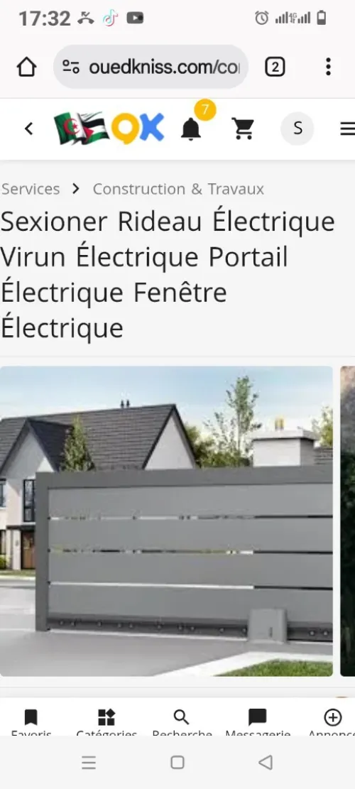 Portail électrique portail coulissant sectionnelle verin fenêtre électrique rideau électrique