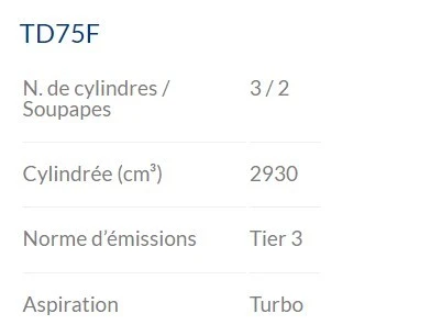 TRACTEURS / TDF (TD75F) / LA MARQUE : NEW HOLLAND
