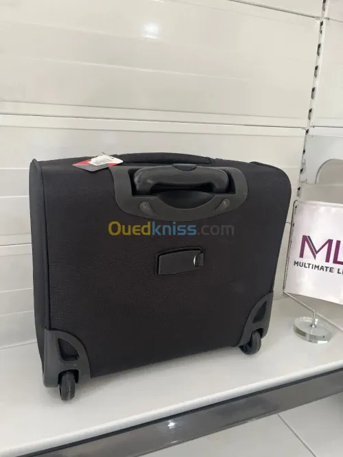 Valise et cartable en cuir