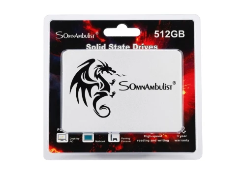 SomnAmbulist SSD 512GB SATA III  6Gb/s 2.5