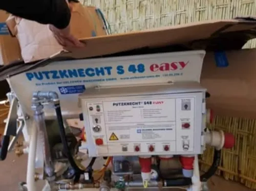 Machine monocouch platre projter putzknech s48 easy