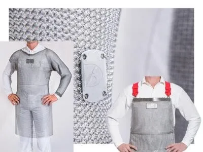 TABLIER EN COTE DE MAILLE DE FER 