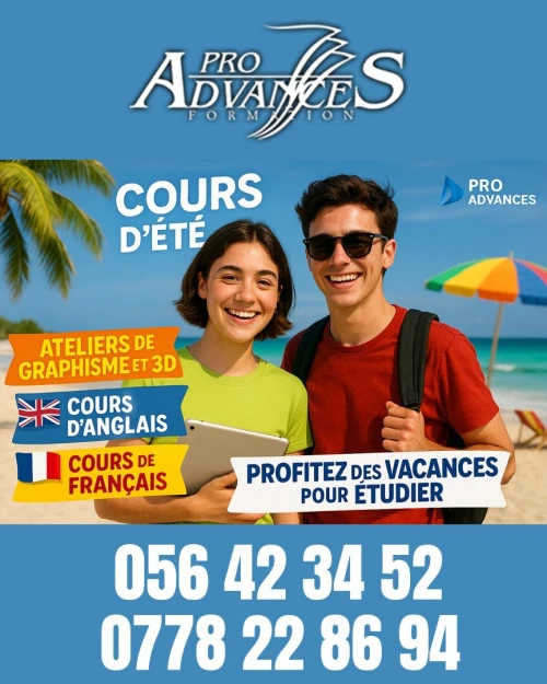 Cours d'été: Ateliers Graphisme et 3D - Ados et Enfants