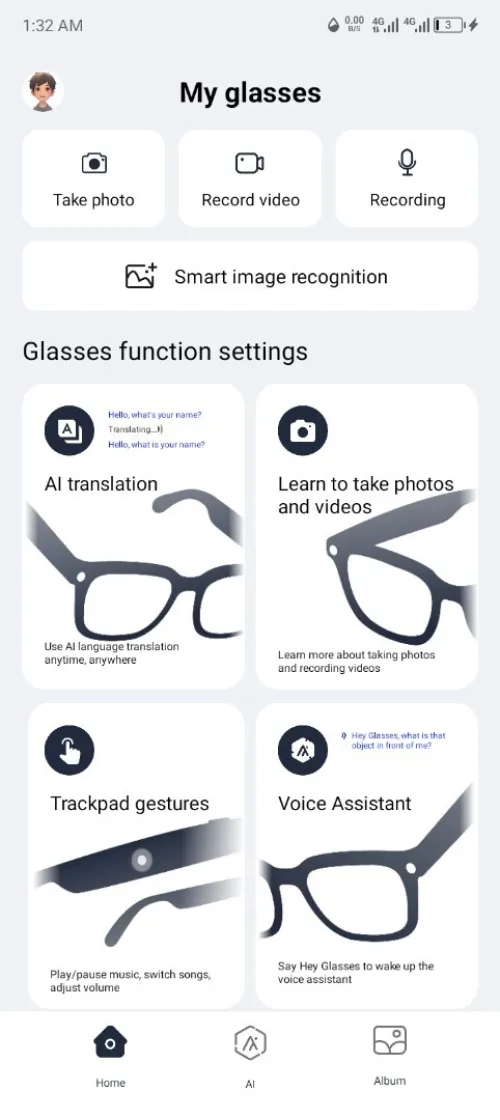 AI GLASSES RAY-BAN CLASSE
