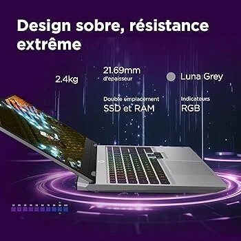 LENOVO LOQ 15IRX10 I5-13450HX 16GO 512GO SSD NVIDIA GEFORCE RTX5050 8GO GDDR7 NEUF SOUS EMBALLAGE