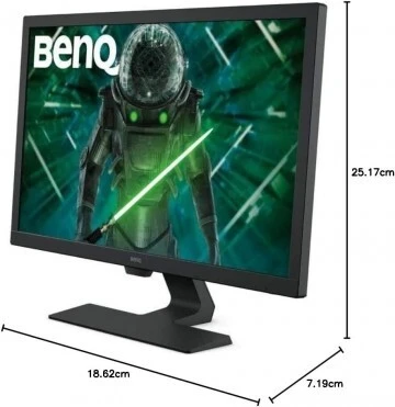 Ecran BenQ GL2780 27 pouces FHD 75Hz dalle TN 16:9ème/1ms/HDMI/DisplayPort/VGA/DVI-D/sortie casque
