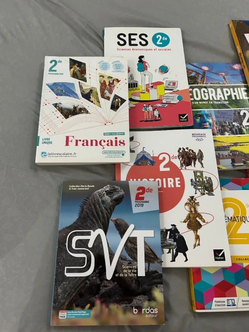 Pack livres de seconde programme français 