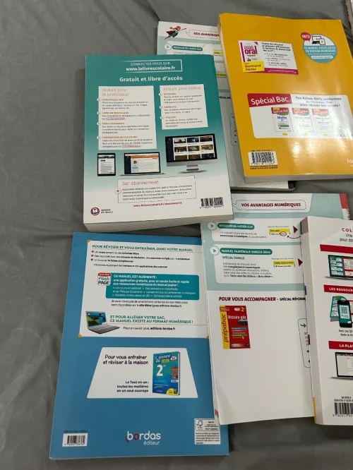 Pack livres de seconde programme français 