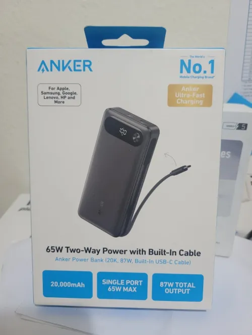 ANKER POWER BANK 65W 20K