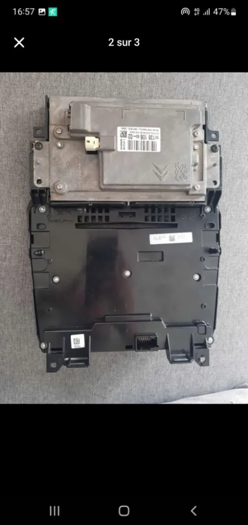 Façade + Écran GPS Citroën C4 phase 2