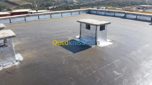 étanchéité ouedkniss القضاء على تسرب مياه الامطار