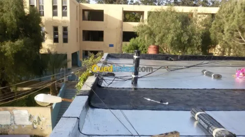 étanchéité ouedkniss القضاء على تسرب مياه الامطار