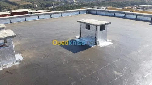 étanchéité ouedkniss القضاء على تسرب مياه الامطار