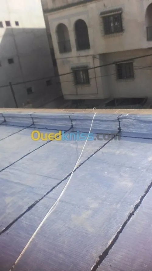 étanchéité ouedkniss القضاء على تسرب مياه الامطار