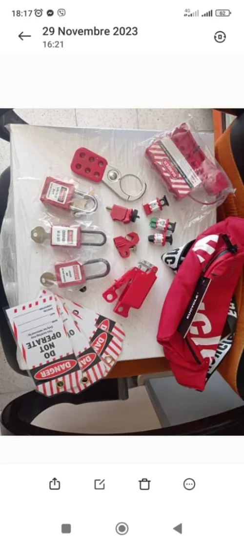 Consignation et verrouillage TAG OUT LUCK OUT 