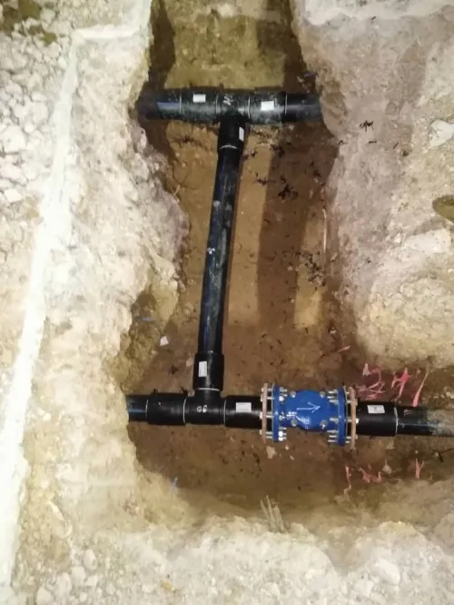 Installation et réparation équipement bâche d'eau 