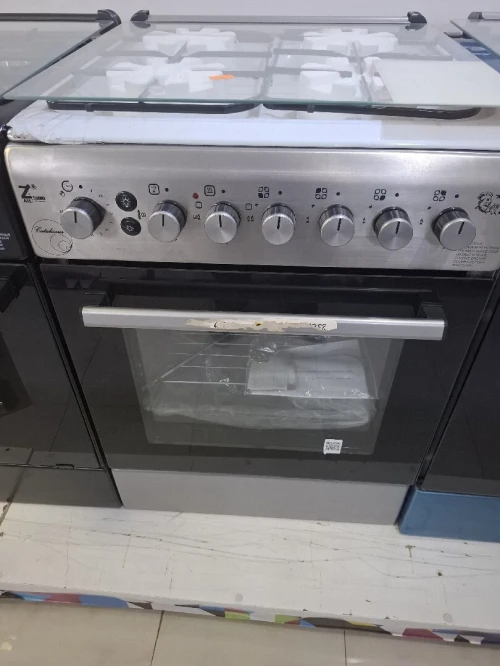 Cuisinière 4 feux zass turbo Lf60GGF inox a gaz