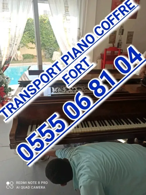 DÉMÉNAGEMENT PARTICULIER TRANSPORT OBJET LOURD PIANO COFFRE FORT 