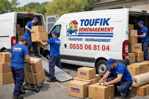 TRANSPORT DÉMÉNAGEMENT POUR PARTICULIER TOUTES DESTINATIONS AVEC TOUFIK DÉMÉNAGEMENT