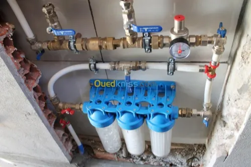 Reparation chaudiere et installation sanitaire neuve