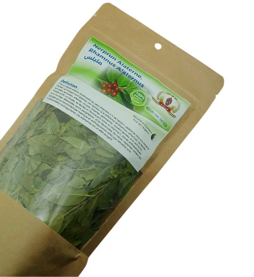 Tisane Nerprun Alaterne - Rhamnus Alaternus - Récolté au Sud de l'Algérie - Sèche Sac 50 Gr