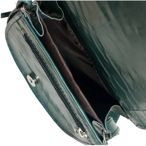 Sac épaule traditionnel fait main par des artisans de Tamanrasset 16*15.5*10 cm