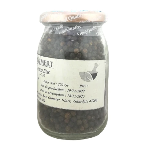 Poivre noire Fait Maison 100% Naturelle   200  gr