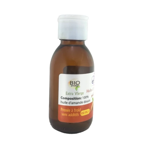 Huile d'Amande douce Pressée à Froid Pure et 100% naturel Sans Additifs 100ml
