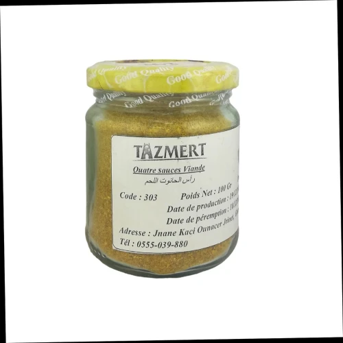 Quatre sauces viande (Ras El Hanout viande) Fait Maison 100% Naturelle 100 gr