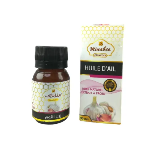 Huile d'Ail Pressée à Froid Pure et 100% naturel Sans Additifs 30ml