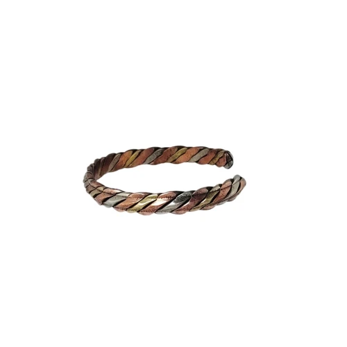 Bracelet en Cuivre Artisanal Touareg Fabrication Traditionnelle de Tamanrasset - Pour Femme
